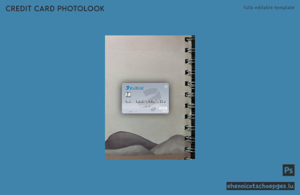Kuwait Burgan Bank Visa Debitkarte Fotobeispiel Vorschau